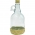 Sticlă Gallone într-o bază de coș de paie cu capac de răsucire - 1 litru - 