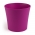 圆形花盆-紫罗兰色-10厘米-紫红色 - 