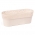 "Rosa" mesh pot casing with a lace-like finishing - 30 x 11.7 cm - light beige
