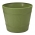 “ Elba”圆形木纹锅盆带飞碟-15厘米-橄榄绿色 - 