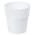 "Bella" mesh pot casing with a lace-like finishing - 17 cm - white