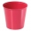 Vaso semplice rotondo - 13 cm - rosso lampone - 