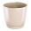 Pot de fleurs rond avec soucoupe - Coubi - 10 cm - Crème - 