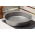 Teglia da forno rotonda antiaderente - grigia - ø 26 cm - per dolci, sformati e arrosti di carne - 