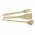 Set cucchiaio, spatola e forchetta in legno - WOODY - 