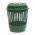 Sac à déchets de jardin / seau escamotable avec couvercle pour herbe, feuilles, fruits et autres déchets - Cage - 60 litres - vert forêt - 