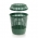 Saco de lixo de jardim / balde dobrável dobrável com tampa para grama, folhas, frutas e outros resíduos - Gaiola - 60 litros - verde floresta - 