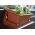Rectangular, outdoor flower pot - Agro - 50 cm - Terracotta