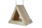 Triangular bird feeder - raw wood