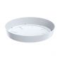 Лека чинийка за саксия за цветя Lofly - 10,5 см - Бяла - 