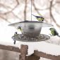 Polmonterad fågelbord / matningsbricka Birdyfeed Round - antracitgrå - 