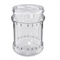 Vridbara burkar av glas, murarburkar - Fi 82 - 500 ml - 8 st - 