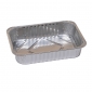 Дълга правоъгълна алуминиева форма за торти за бисквитки, меденки и козунаци - 680 мл - 