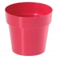 Round simple pot - 16 cm - raspberry red