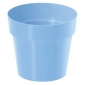 Ronde eenvoudige pot - 16 cm - babyblauw - 