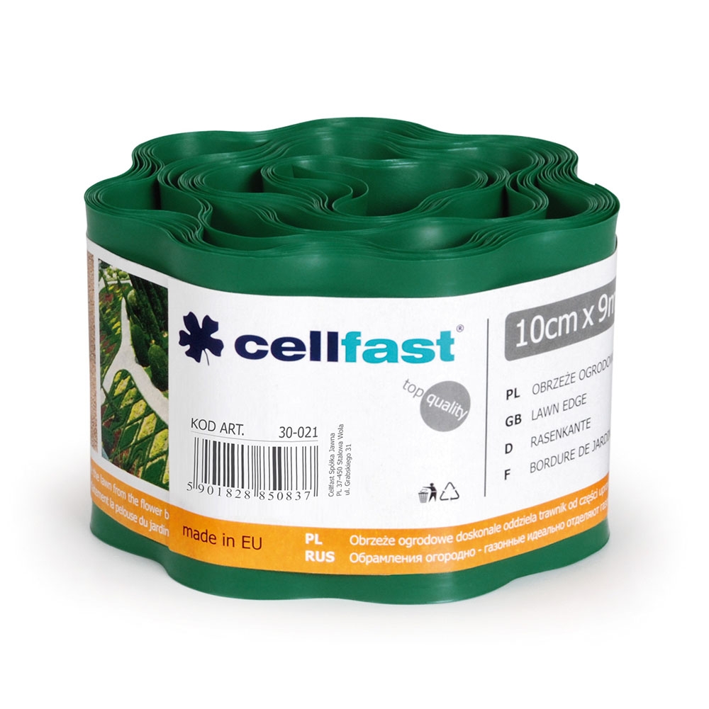 Dark green lawn edging - 10 cm x 9 m - CELLFAST – Garden Seeds Market