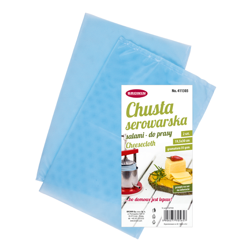 Cheesecloth - Salami - pro lis na sýr Browin - 2 ks - – Garden Seeds Market  | Doprava zdarma