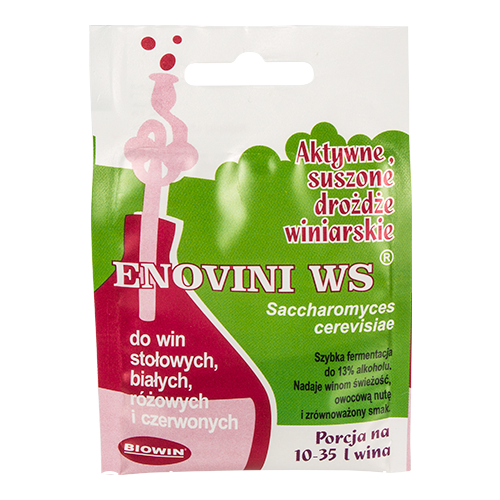 Asztali bor élesztő - Enovini WS - 7 g - – Garden Seeds Market | Ingyenes  szállítás