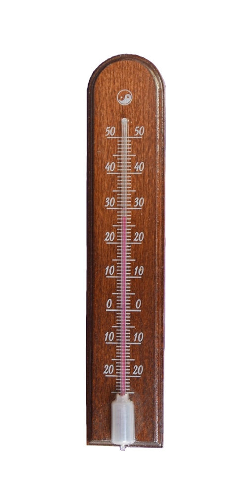 Thermomètre intérieur en bois