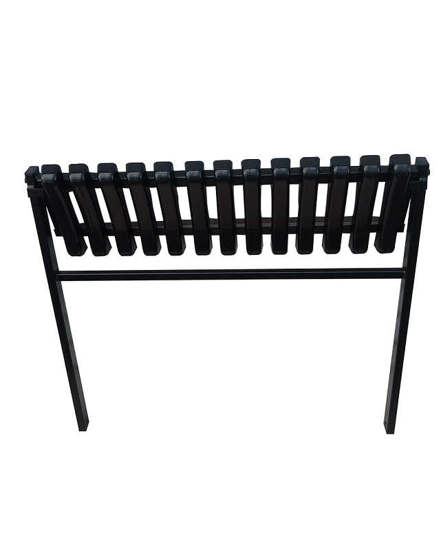 Graveyard, cemetery bench - ribbed seat, for inground mounting - Width: 83  cm – Garden Seeds Market | Free shipping