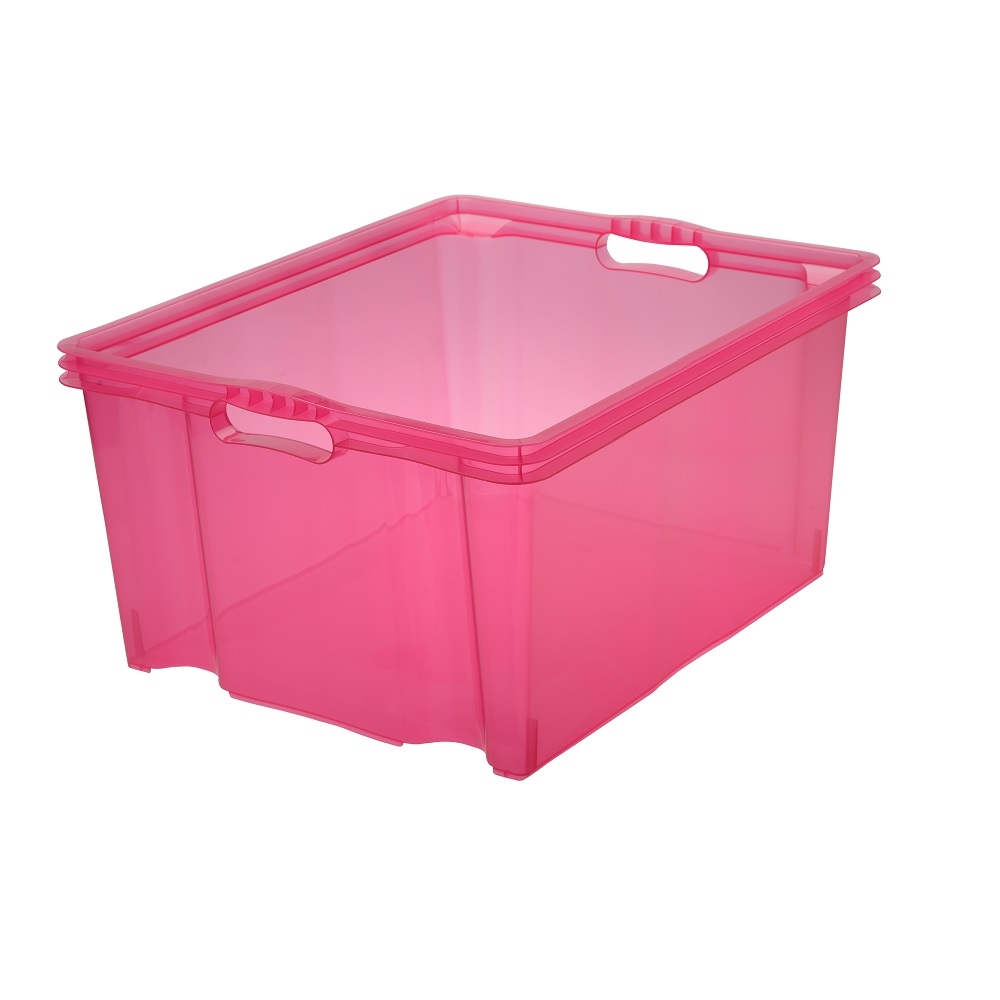 hoop scheiden nietig Opbergdoos Multi-Box - maat XXL - transparant roze - – Garden Seeds Market  | Gratis verzending