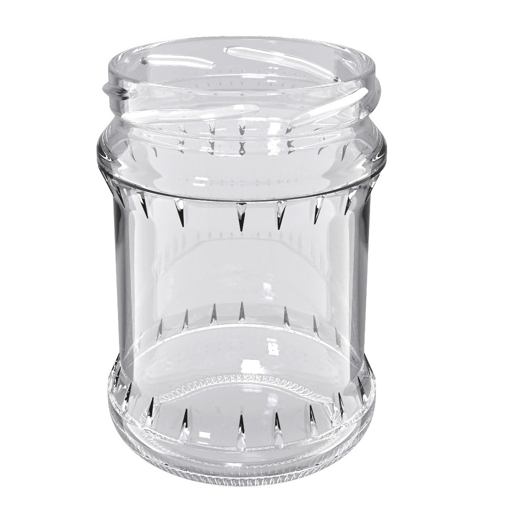 Stikliniai atsukami stiklainiai, masono indeliai - fi - 82 - 500 ml su  baltais dangteliais - 8 vnt - – Garden Seeds Market | Nemokamas pristatymas