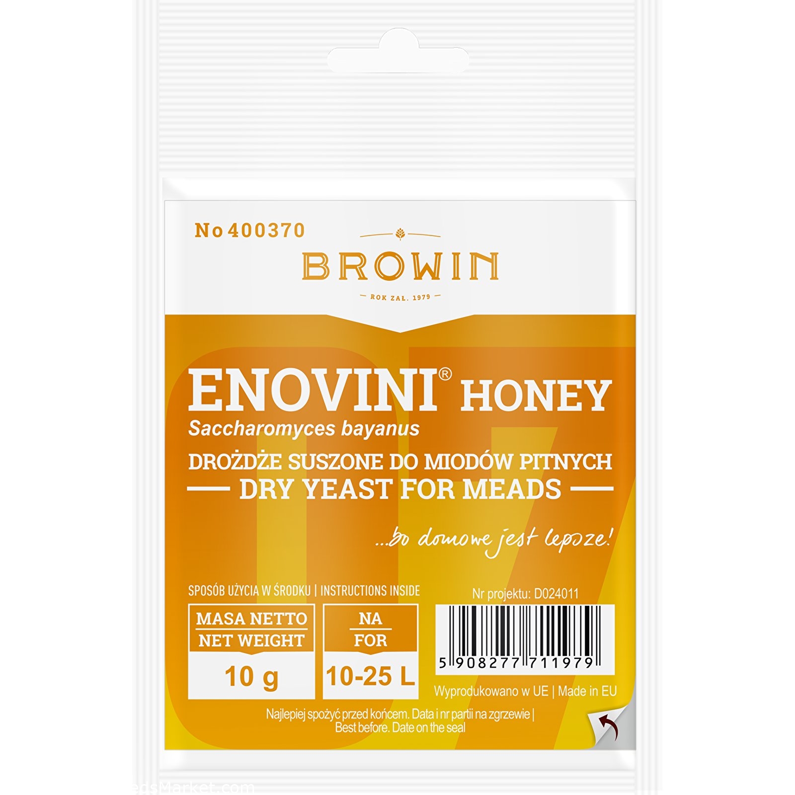 Lievito secco per idromele - Enovini - 10 g - – Garden Seeds Market |  Spedizione gratuita