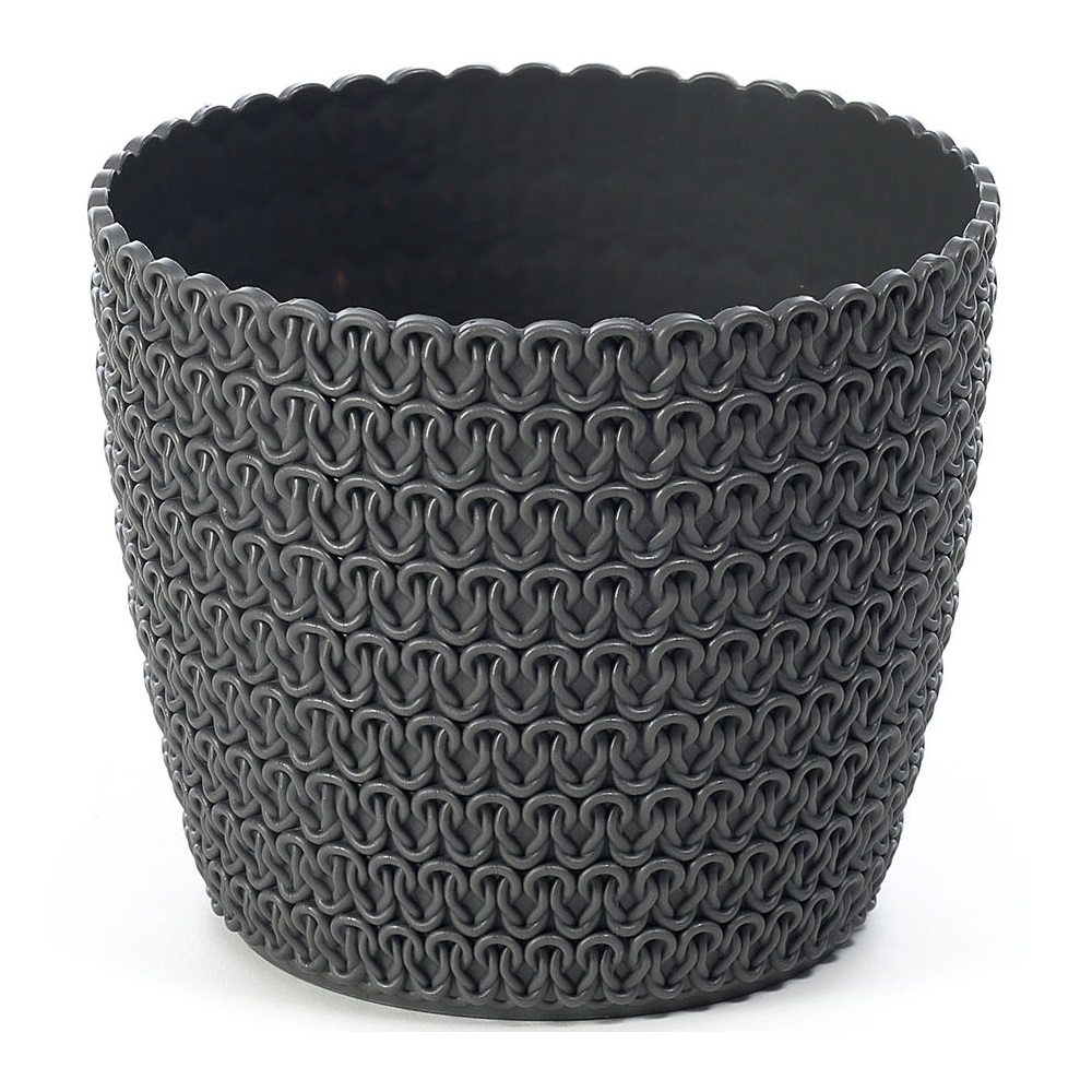 "Magnolia Jersey" pouzdro na kulaté hrnce 16 cm antracitově šedé