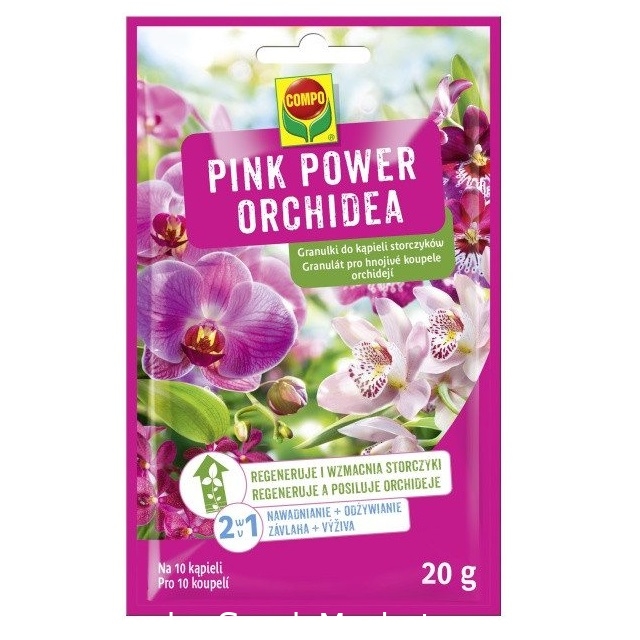 Orhidee roz roz - granule pentru baie hidratantă și hrănitoare pentru  orhidee - Compo® - 20 g - – Garden Seeds Market | Transport gratuit