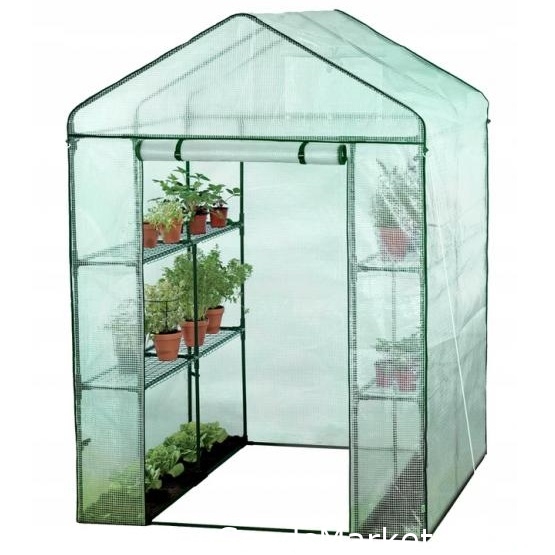 Kerti üvegház polcokkal - 200 x 140 x 140 cm - – Garden Seeds Market |  Ingyenes szállítás