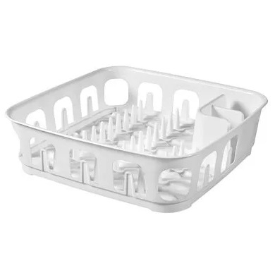 Égouttoir à vaisselle carré "Essentials" - blanc - – Garden Seeds Market |  Livraison gratuite