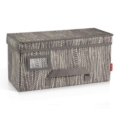 Úložný box na oblečení - FANCY HOME - 40 x 18 x 20 cm - cappuccino - –  Garden Seeds Market | Doprava zdarma