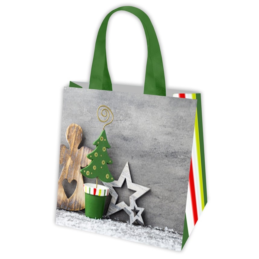 Cabas shopping motif de Noël - 34 x 34 x 22 cm - Paysage de Noël - – Garden  Seeds Market | Livraison gratuite