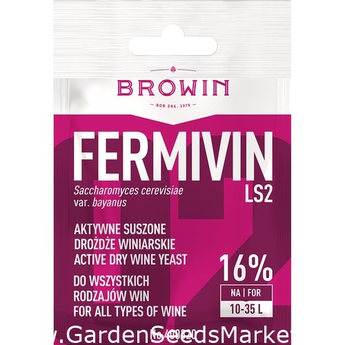 Sušeni vinski kvas - Fermivin LS2 - 7 g - – Garden Seeds Market |  Brezplačna dostava