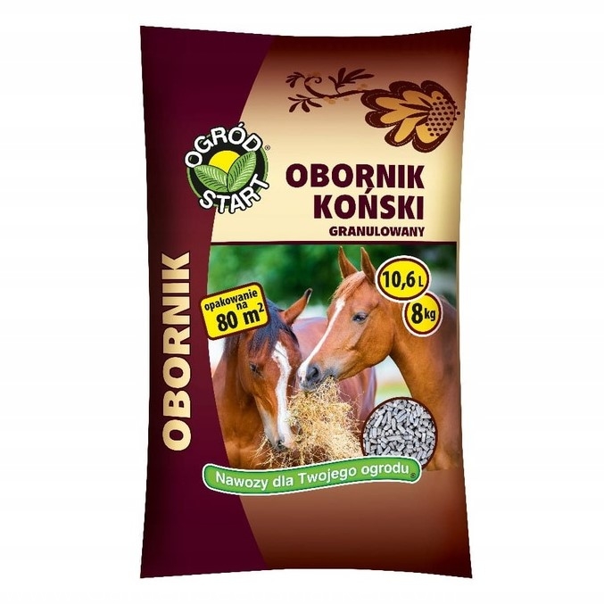 Granulated horse manure OgródStart® 8 kg Garden Seeds Market