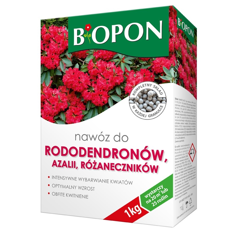 Fertilizante de rododendros y azaleas - BIOPON® - 1 kg - – Garden Seeds  Market | Envío gratis