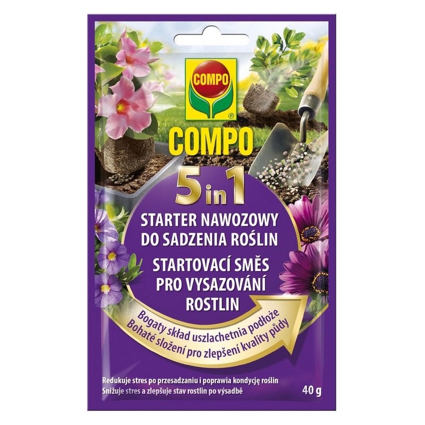 STARTER - Indító műtrágya ültetése - 5 az 1-ben - Compo® - 40 g - – Garden  Seeds Market | Ingyenes szállítás
