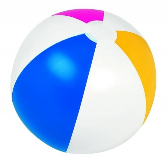 Ballon de plage gonflable - multicolore - 40 cm - – Garden Seeds Market